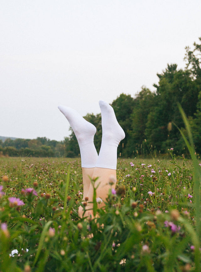 Les jambes d'une femme au soleil